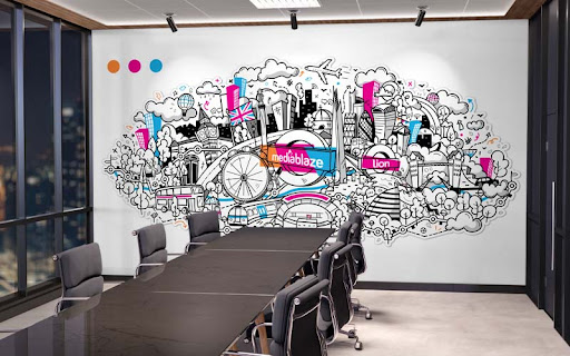 Land an impression on your clients, wall murals - ArtSmiley